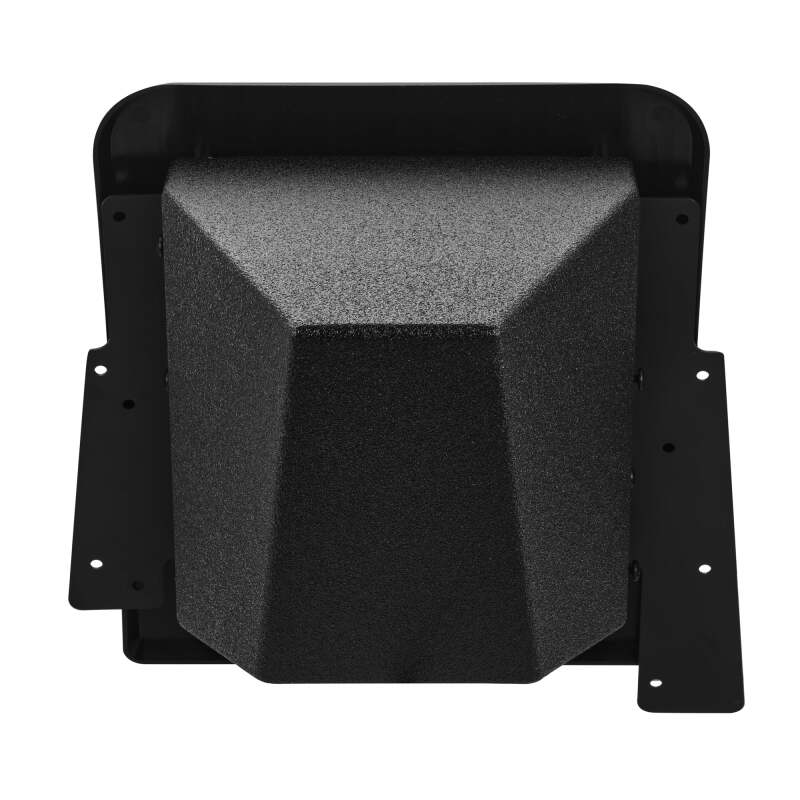 DS18 2015+ Polaris Slingshot Rear Subwoofer Enclosure Fits 10in Subwoofer- Black Bed Liner Finish - SLG-RSUB10XL - close-up view