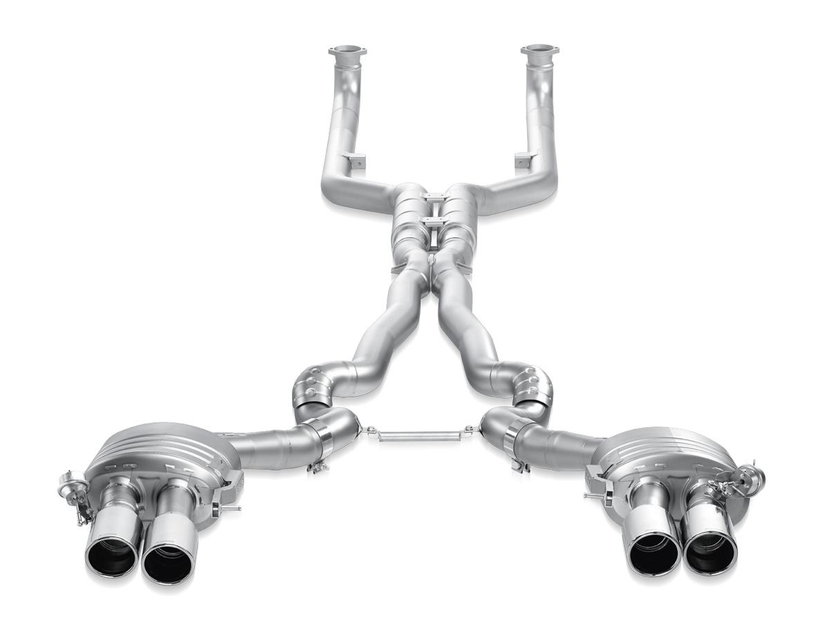 Akrapovic 13-17 BMW M6 Gran Coupe (F06) Evolution Line Cat Back (Titanium) w/ Titanium Tips - ME-BM/T/6H-T
