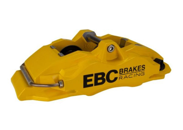 EBC Racing 92-00 BMW M3 (E36) Front Left Apollo-4 Yellow Caliper - BC4104YEL-L for 1995-2006 BMW M3 - front view