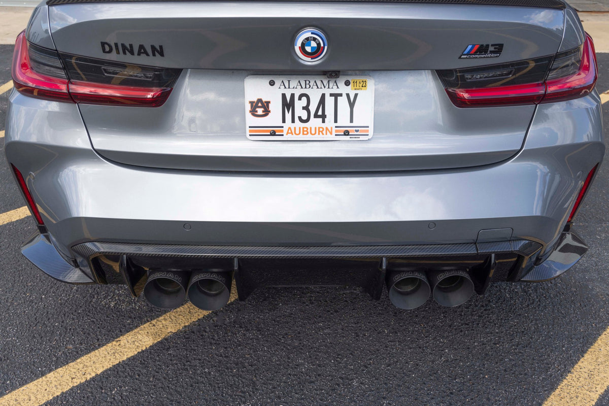 Dinan - Rear Side Splitters - 2021-2026 BMW M3 - D980-0048