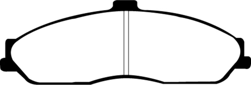 EBC 03-04 Cadillac XLR 4.6 Greenstuff Front Brake Pads - DP21162