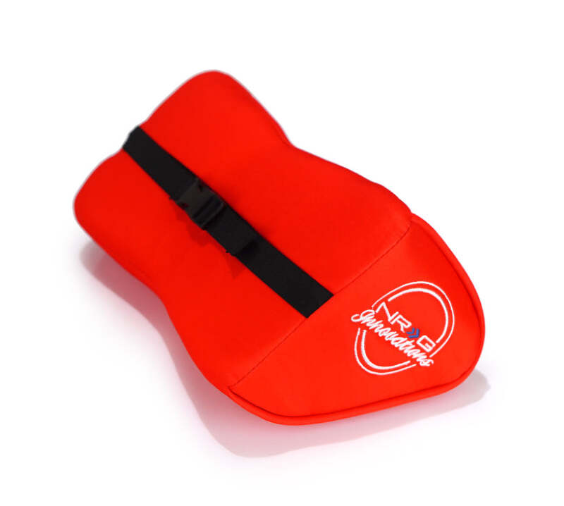 NRG Memory Foam Neck Pillow For Any Seats - Red - SA-002RDL - close-up view 2 3