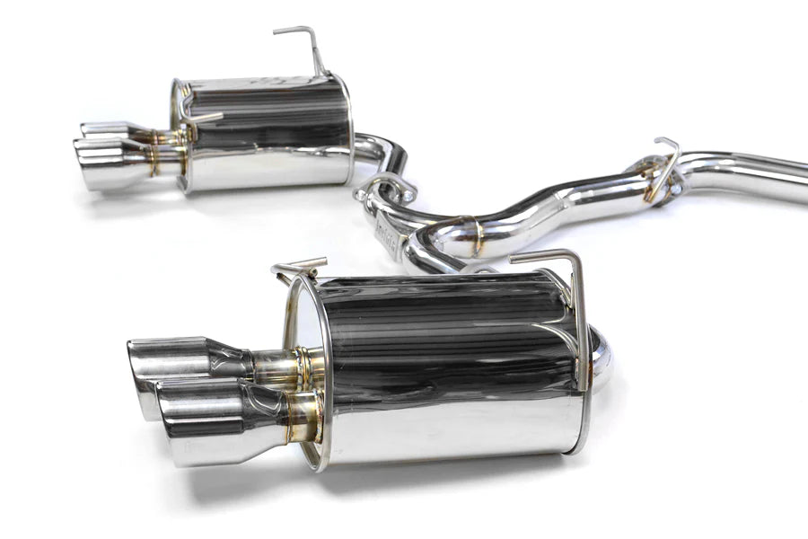 Invidia 11+ STI/WRX Sedan Only 76mm Q300 Stainless Steel Tip Cat-back Exhaust - HS11STIG3S