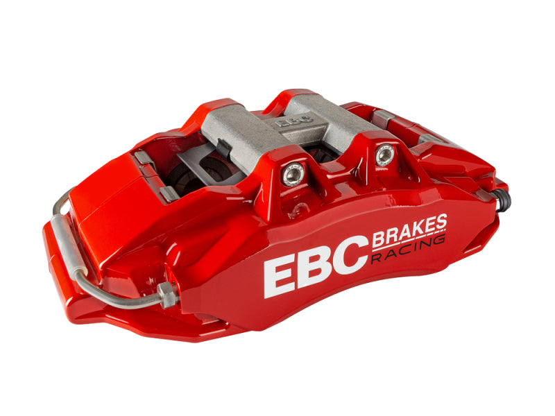 EBC Racing 17-21 Honda Civic Type-R (FK8) Red Apollo-6 Calipers 380mm Rotors Front Big Brake Kit - BBK037RED-1 for 2017-2021 