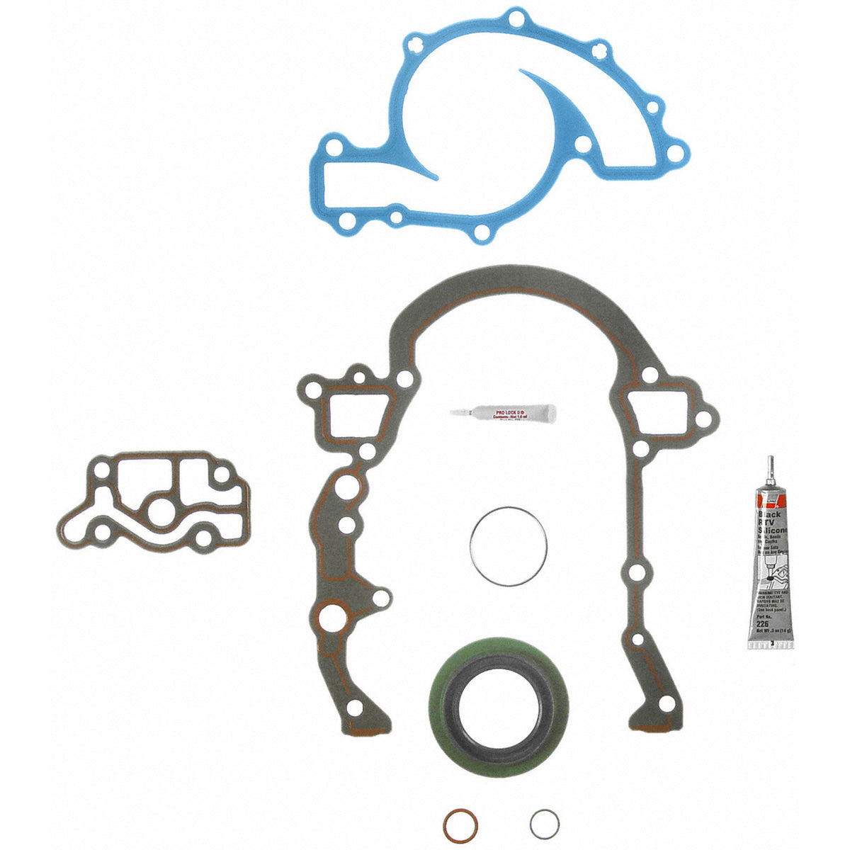 Fel-Pro Buick LeSabre TCS 45974 Engine Timing Cover Gasket Set - TCS45974 for 1988-1995 Buick LeSabre - front view