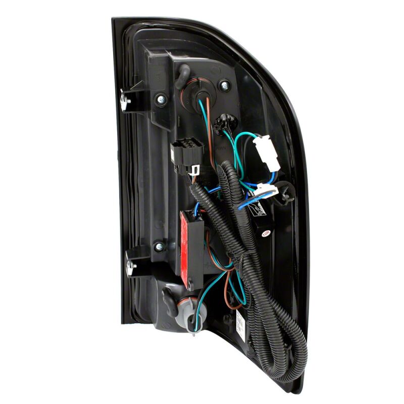 Raxiom 07-13 Chevrolet Silverado 1500 G2 LED Tail Lights- Black Housing- Smoked Lens - S112743 - close-up view 2
