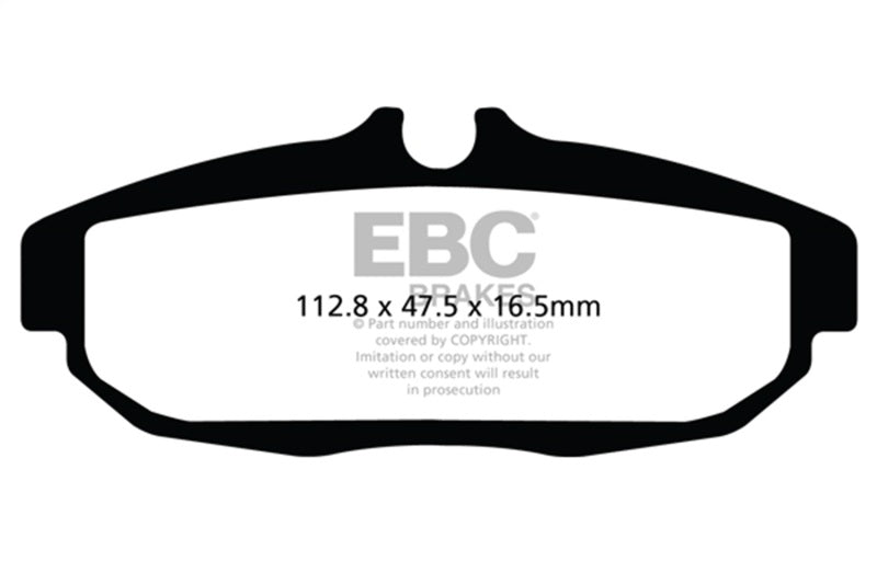 EBC 12 Ford Mustang 5.8 Supercharged (GT500) Shelby Redstuff Rear Brake Pads - DP31894C