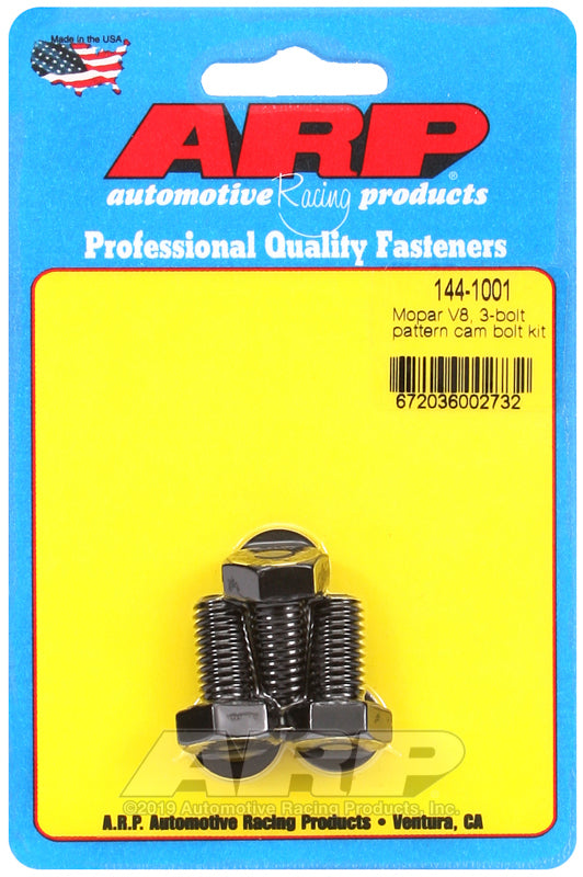 ARP Mopar V8 3-Bolt Pattern Cam Bolt Kit - 144-1001