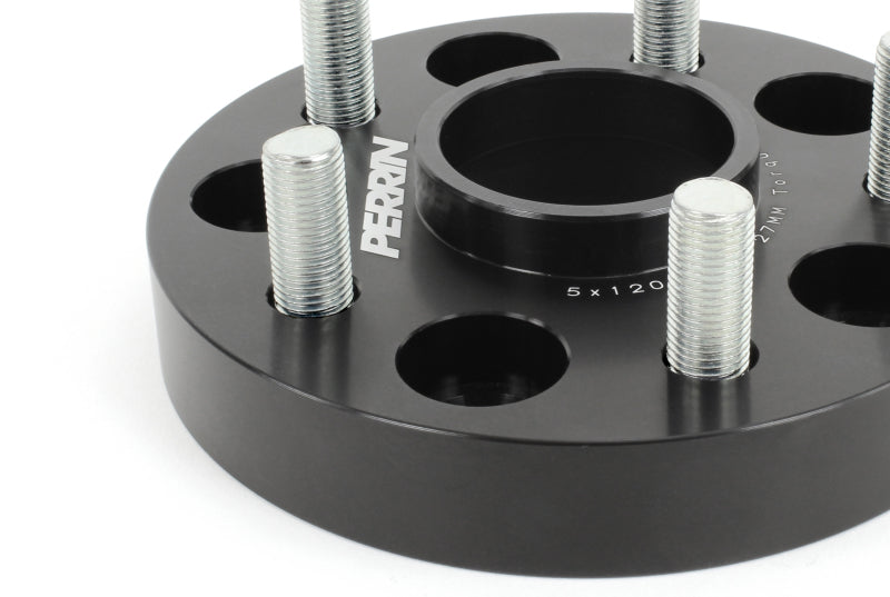 Perrin 17+ Honda Civic Type R 64.1mm Hub 5x120 27mm Wheel Spacers (One Pair) - PHP-WHL-027BK for 2017-2021 Honda Civic Type R