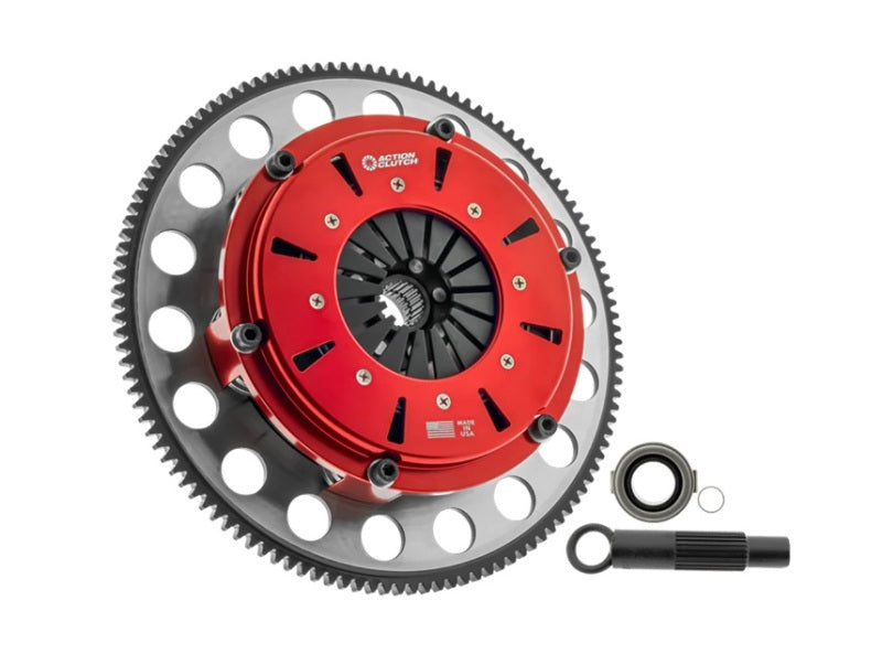 Action Clutch 07-13 Mazda MazdaSPEED3 2.3L (MZR L3-VDT) T 7.25in Triple Disc Race Clutch w/Alum FW - ACR-2248-3D