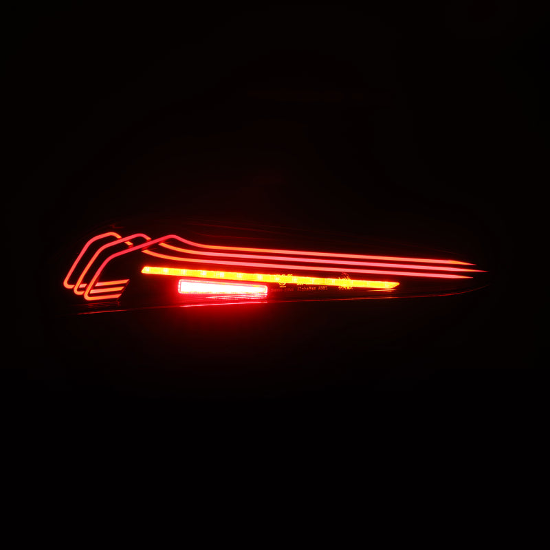 AlphaRex 20-24 Toyota Supra LUXX-Series Laser Style LED Tail Lights Alpha-Black - 609020