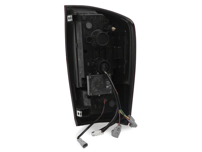 Raxiom 16-23 Toyota Tacoma XW Series Sequential LED Tail Lights- Black Housing/ Smoked Lens - TT30330 - angle view