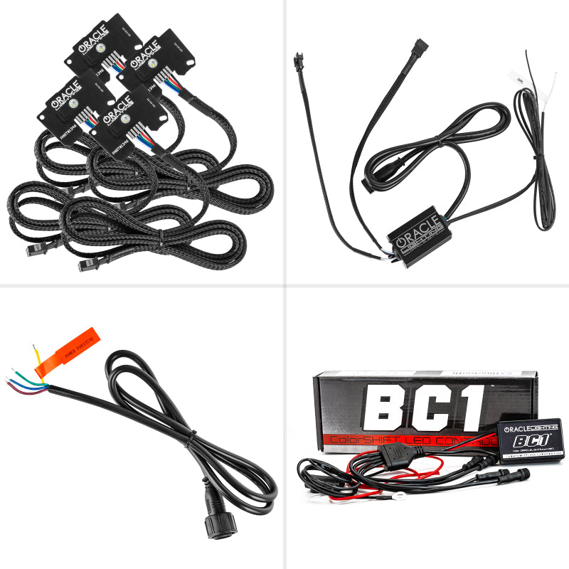 Oracle Jeep Wrangler JL/Gladiator JT RGB+W Headlight DRL Kit - w/ BC1 Controller SEE WARRANTY - 1346-335