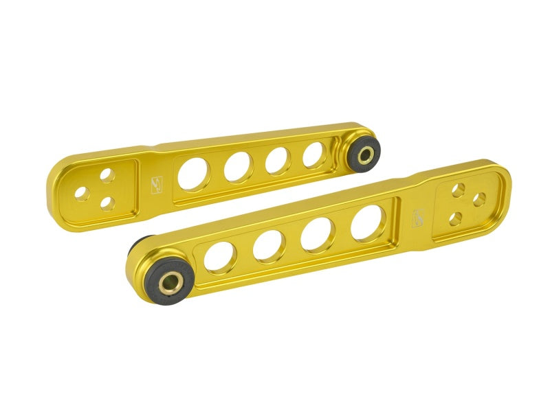 Skunk2 01-05 Honda Civic Gold Anodized Rear Lower Control Arm (Includes Socket Tool) - 542-05-0230 for 2001-2005 Honda Civic 