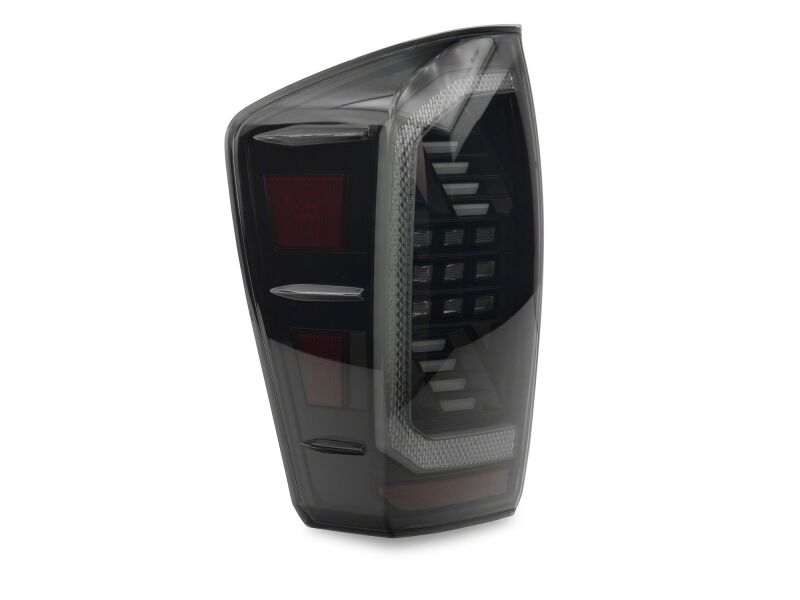 Raxiom 16-23 Toyota Tacoma LED Tail Lights- Black Housing- Clear Lens - TT15696 - detail view