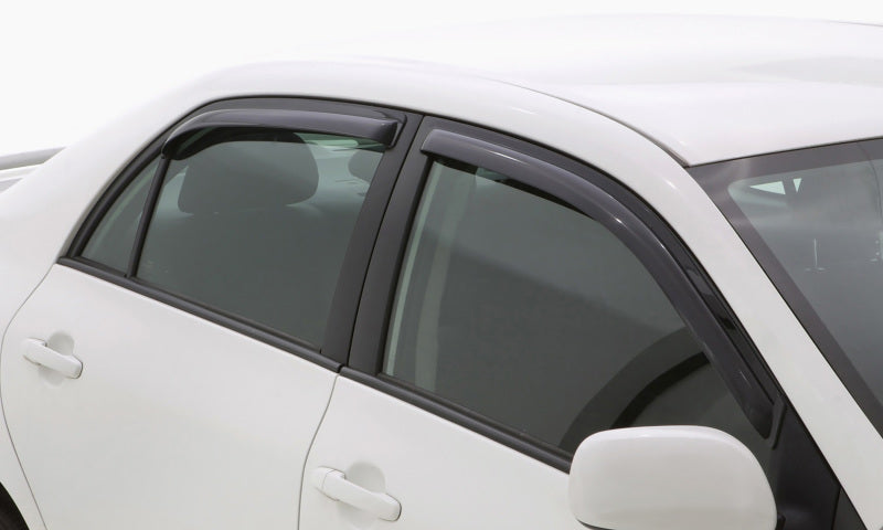 AVS 01-05 Honda Civic Ventvisor In-Channel Front &amp; Rear Window Deflectors 4pc - Smoke - 194213