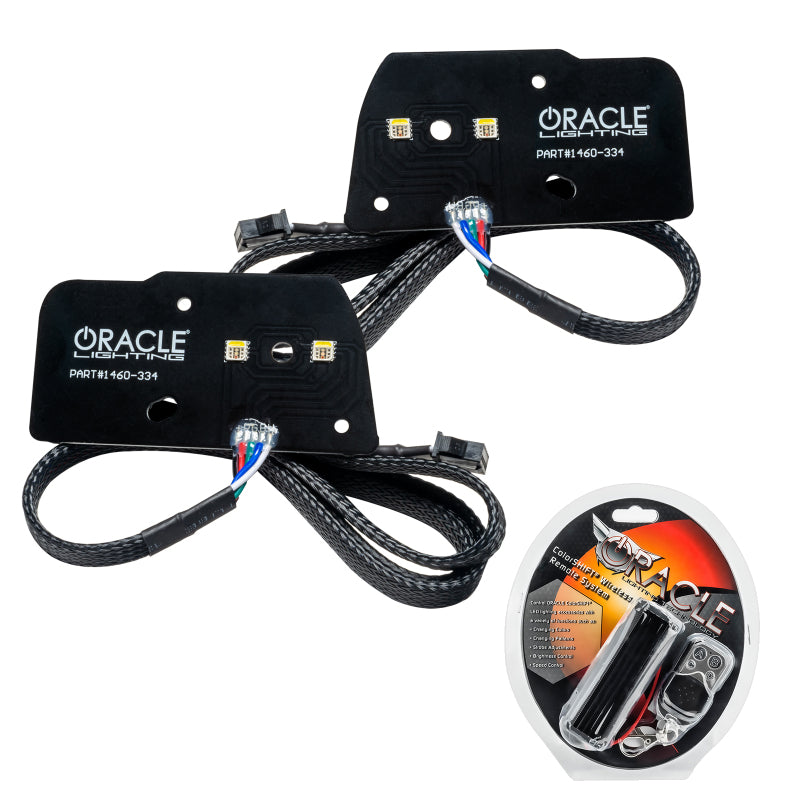 Oracle 21-23 Ford F-150 ColorSHIFT RGB+W Headlight DRL Upgrade Kit w/ RF Controller SEE WARRANTY - 1460-330