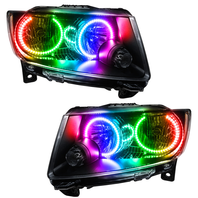 Oracle 11-13 Jeep Grand Cherokee SMD HL (Non-HID) - Chrome - w/ Simple Controller SEE WARRANTY - 7070-504