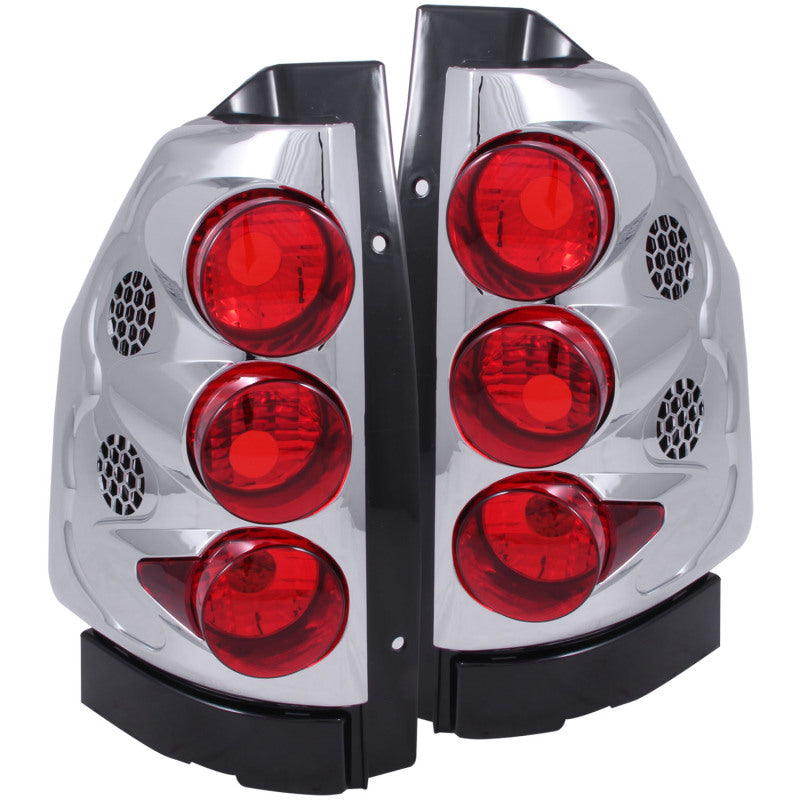ANZO 2002-2008 Gmc Envoy Taillights Chrome - 211091