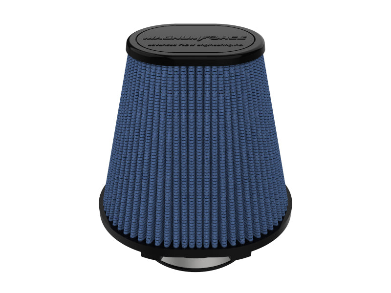 aFe MagnumFORCE Intake Replace Air Filter w/Pro5R Med 4in F x 7.75x6.5in B x 4.75x3.5in T x 7in H - 24-90115