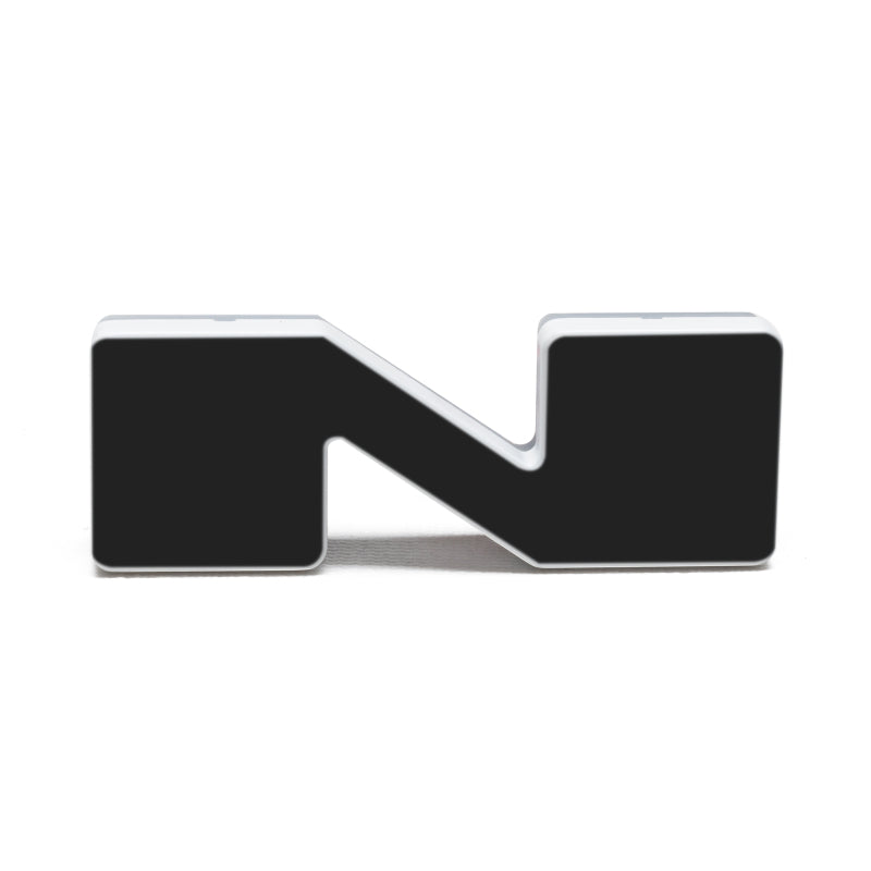 ORACLE Lighting Universal Illuminated LED Letter Badges - Matte Blk Surface Finish - N SEE WARRANTY - 3141-N-005