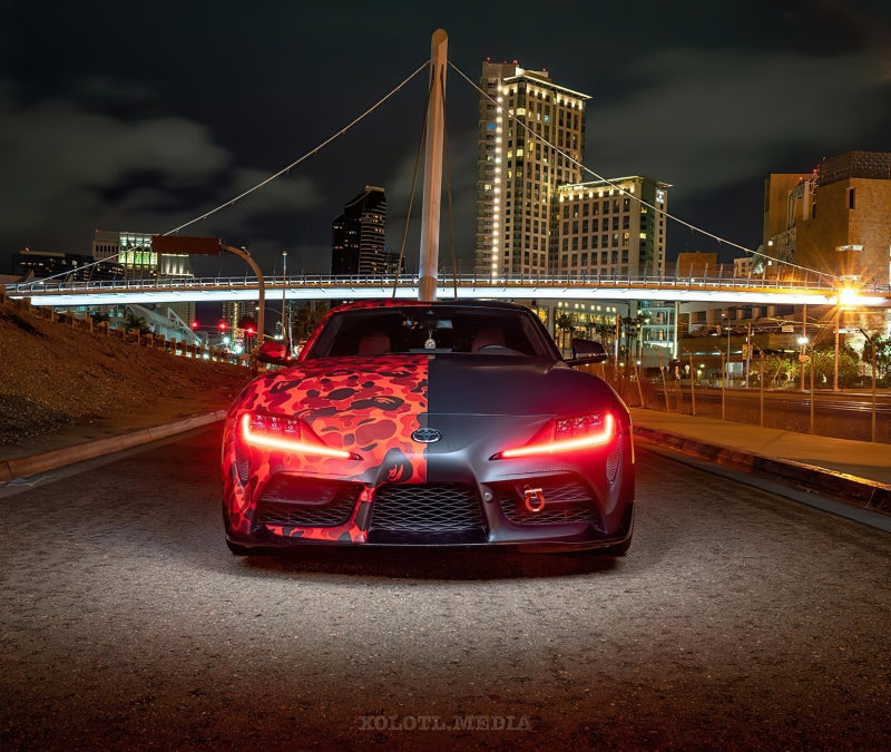 Oracle 20-21 Toyota Supra GR RGB+A Headlight DRL  Kit - ColorSHIFT w/ Simple Controller SEE WARRANTY - 1400-504