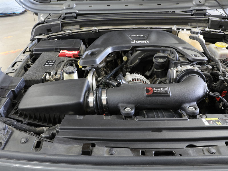 aFe Super Stock Induction System Pro 5R Media Jeep 18-21 Wrangler JL / 20-21 Gladiator JT V6-3.6L - 55-10009R
