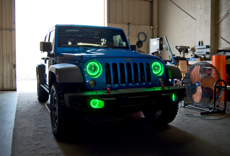 Oracle 07-16 Jeep Wrangler JK SMD HL - ColorSHIFT w/ BC1 Controller SEE WARRANTY - 7079-335