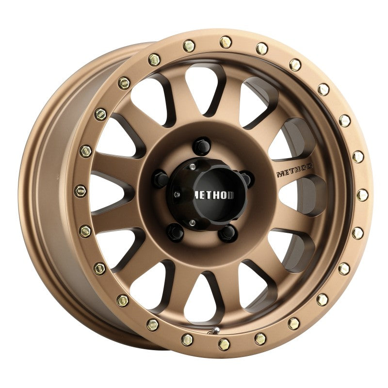 Clearance - Method MR304 Double Standard 17x8.5 0mm Offset 5x5.5 108mm CB Method Bronze Wheel - Set of 4 by Method Wheels - C