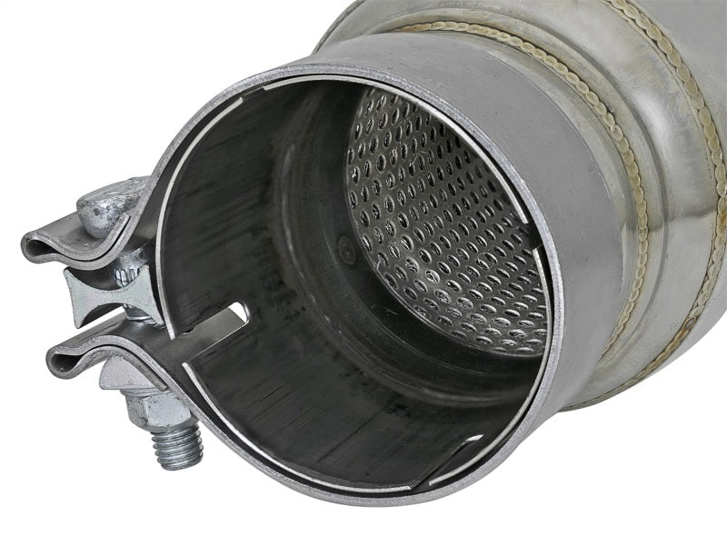 aFe MACH Force-Xp 304 Stainless Steel Resonator 2.5in Inlet/Outlet x 4in Dia x 15in Body x 19in L - 49M10002
