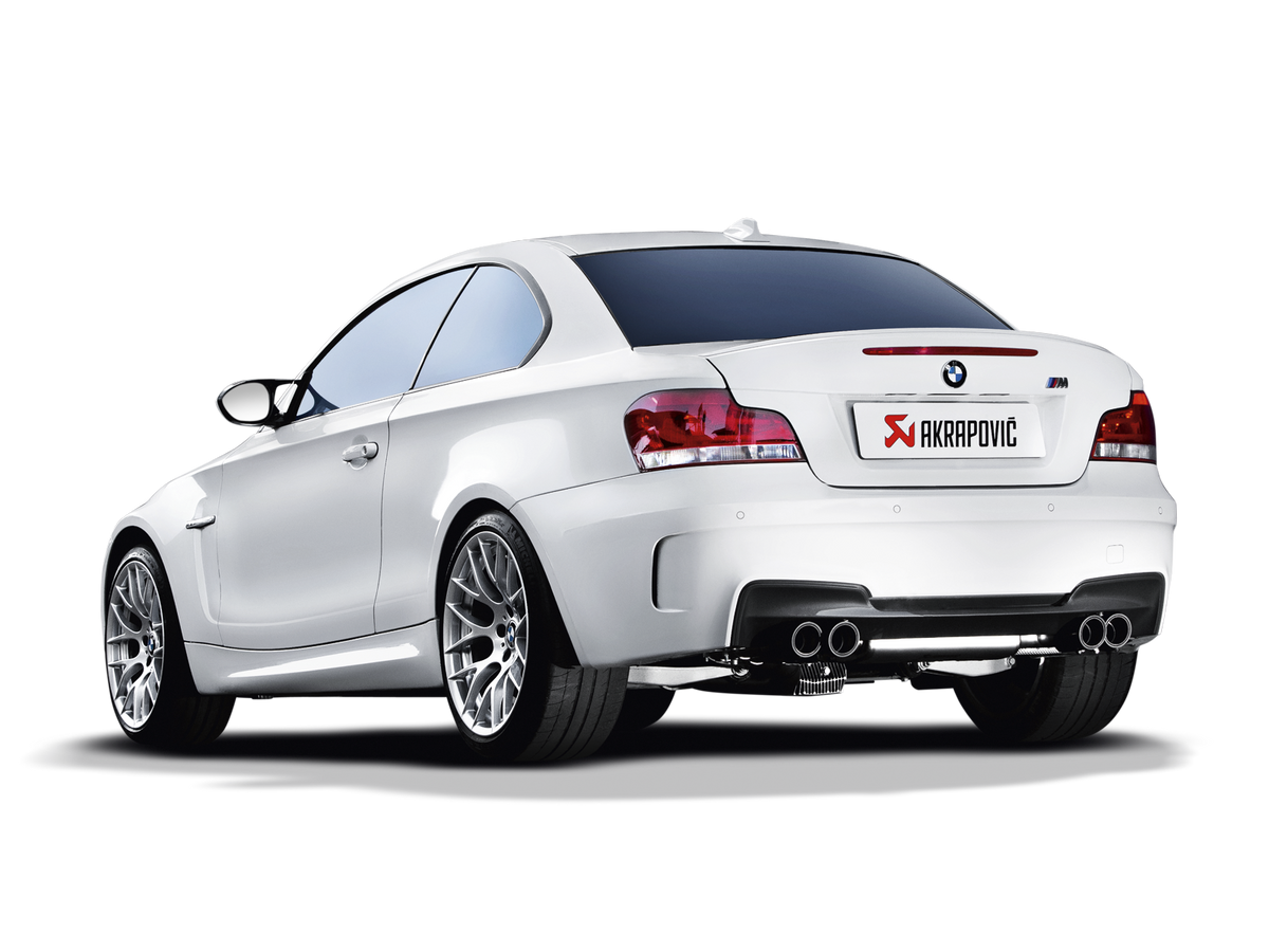 Akrapovic 11-12 BMW 1 Series M Coupe (E82) Evolution Line Cat Back (Titanium) w/ Carbon Tips - ME-BM/T/3-C