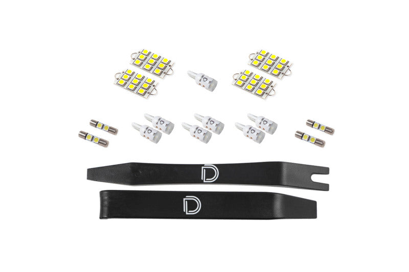 Diode Dynamics 11-23 Dodge Charger Interior LED Kit Cool White Stage 2 - DD0496 for 2012 Dodge Charger - front view