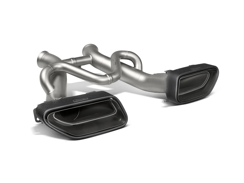 Akrapovic 14-17 McLaren 650S/650S Spyder Slip-On Line (Titanium) w/ Carbon Tips - S-MC/TI/2