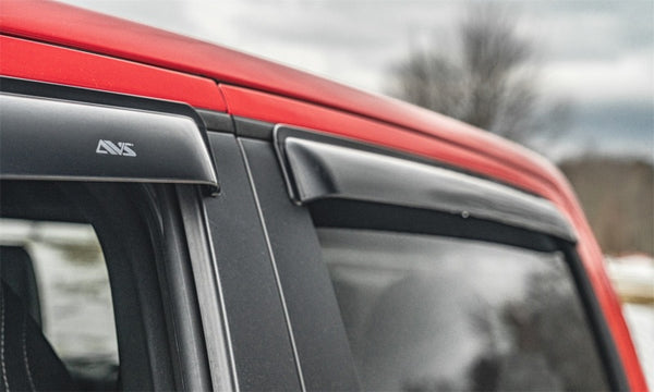 AVS 2024 Toyota Tacoma 4pc Ventvisor - Smoke - 94270 for 2024-2026 Toyota Tacoma - front view