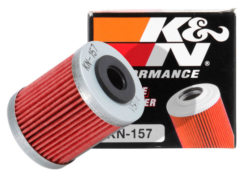 K&N Oil Filter 1.625in OD x 2.063in H for 99-07 KTM 250/400/450/520/525/540/625/660/690 (2nd Filter) - KN-157 for 2000-2007 K