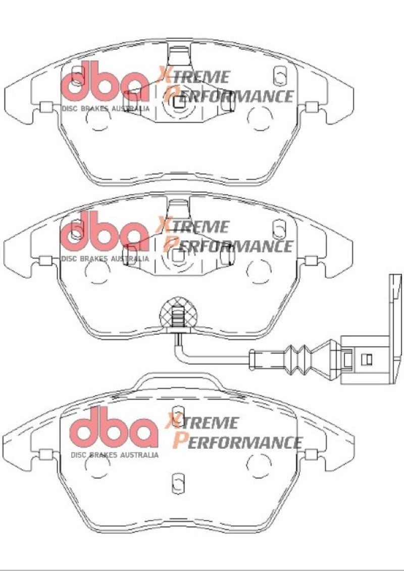 DBA 06-13 Volkswagen GTI (MkV/MkVI) XP Performance Front Brake Pads - DB1849XP