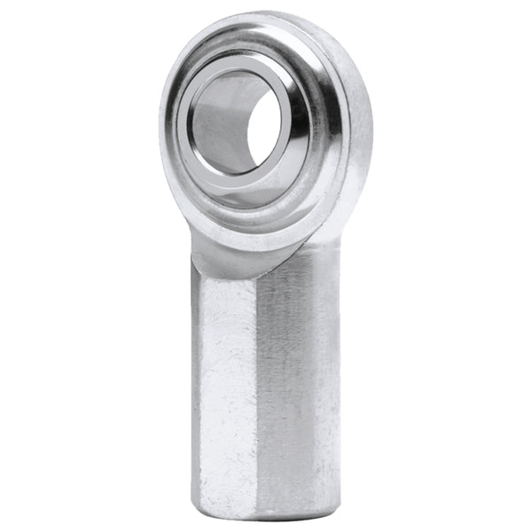 QA1 G Series 2-Pc Rod End - Female/Right Hand - .75in Bore x 3/4-16 - Stainless Steel w/PTFE - GFR12T by QA1 - front view