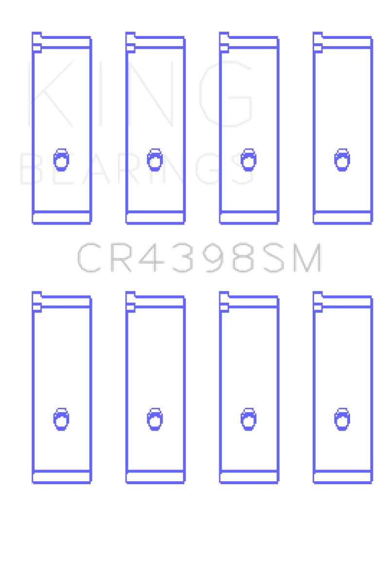 King Honda L13A4/L15A Connecting Rod Bearing Set - CR4398SM