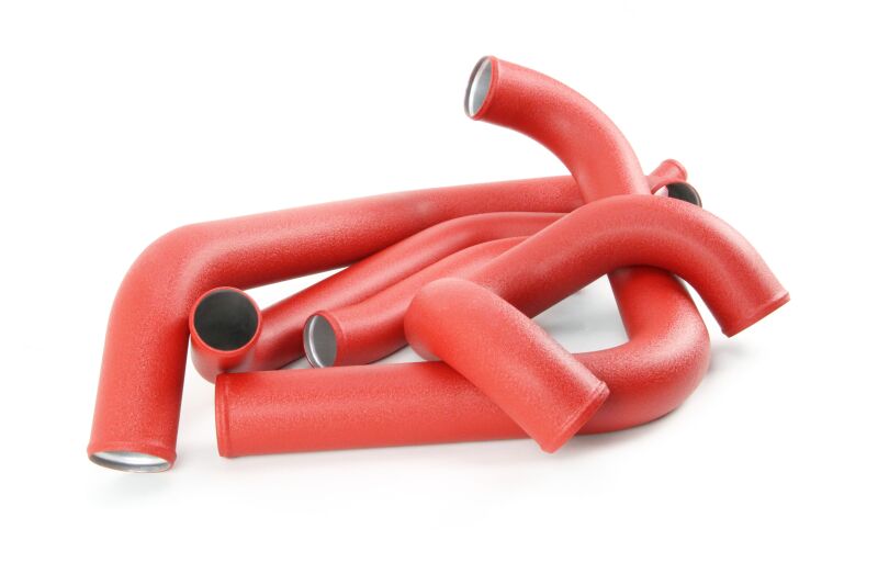 PERRIN 15-21 Subaru STI Front Mount Intercooler Boost Tube Kit - Red - PSP-ITR-438-3RD