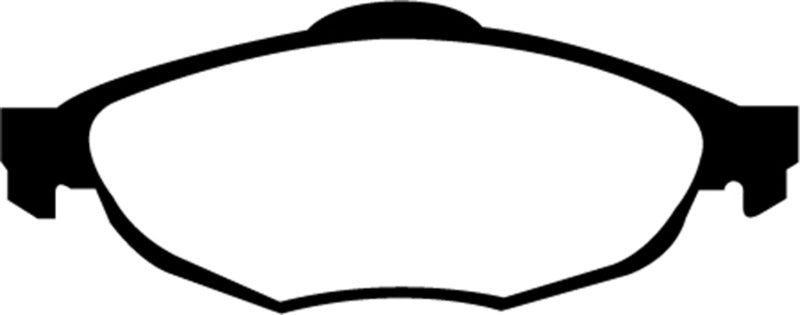 EBC 01-06 Chrysler Sebring Sedan 2.4 Ultimax2 Front Brake Pads - UD869 for 2001-2006 Chrysler Sebring - angle view