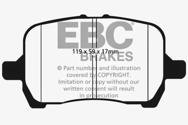 EBC 06-09 Pontiac Solstice / 06-10 Saturn Sky Bluestuff Front Brake Pads - DP51763NDX