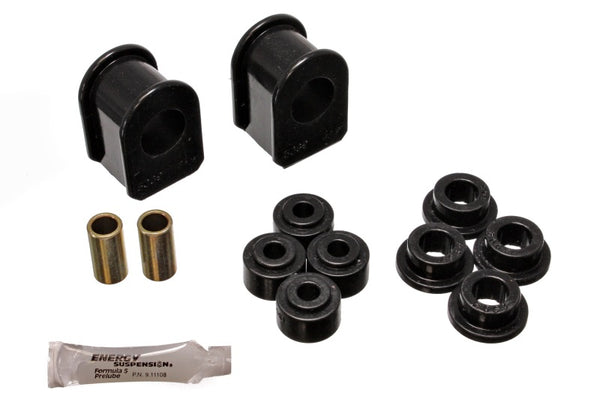 Energy Suspension Ford Black 1in Dia 2 1/2in Tall inBin Style Sway Bar Bushing Set - 4.5103G - front view