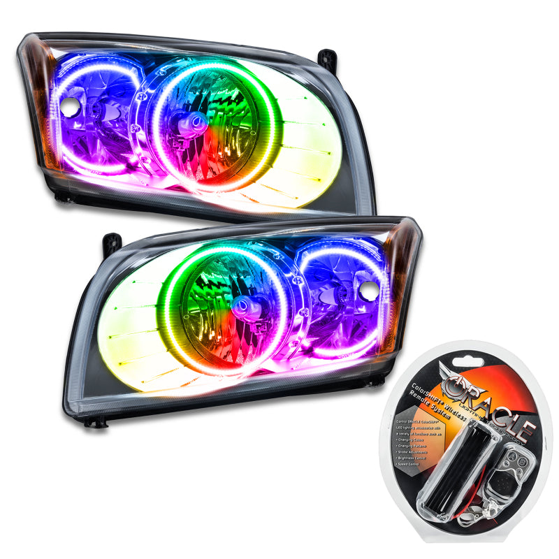 Oracle 07-12 Dodge Caliber SMD HL (w/o Leveling) - ColorSHIFT SEE WARRANTY - 7018-330