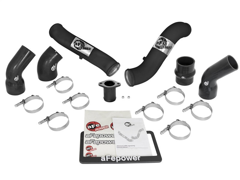 aFe Bladerunner 3in Intercooler Hot and Cold Side Tubes 16-17 Nissan Titan XD V8 5.0L (td) - 46-20284-B