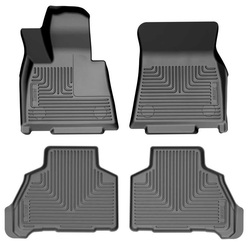 Husky Liners 25-26 Frord Expedition Weatherbeater Front & 2nd Seat Floor Liners - 3 Piece - Black - 96191