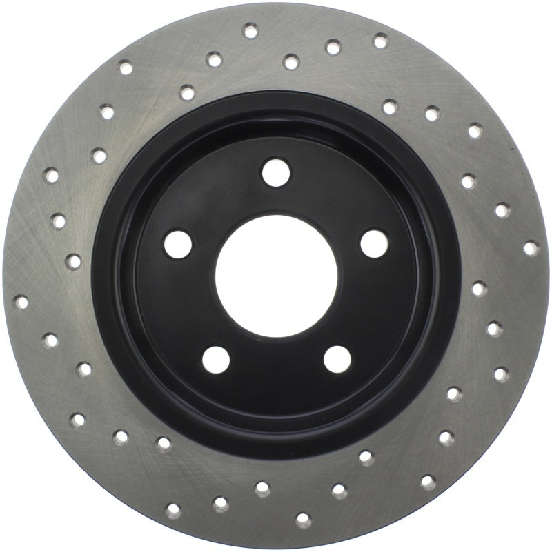 StopTech 13 Ford Focus ST Drilled Left Rear Rotor - 128.61099L