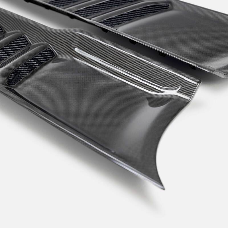 Anderson Composites 2021 Dodge RAM TRX Carbon Fiber Hood Vents - Type OE - AC-HV21DGTRX