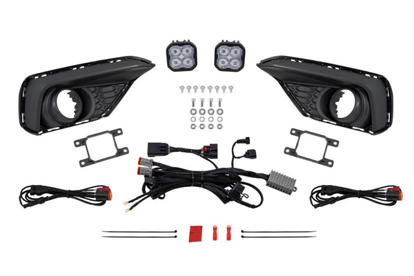 Diode Dynamics 2024 Ford Mustang EcoBoost SS3 Add-On Fog Lamp Kit  White Sport - DD7961 for 2024-2026 Ford Mustang - front vi