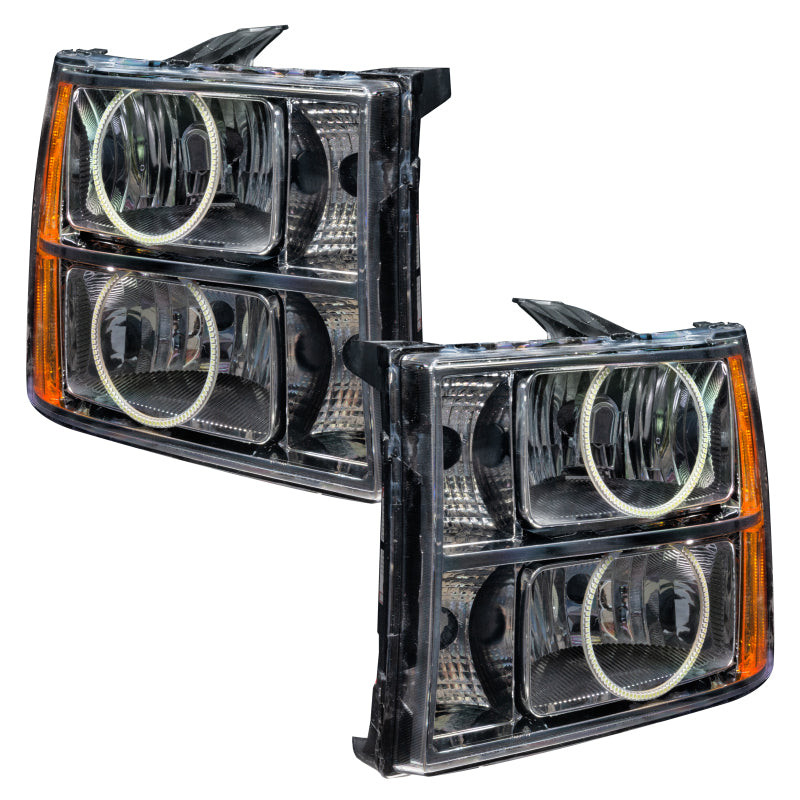Oracle Lighting 07-13 GMC Sierra Pre-Assembled LED Halo Headlights -UV/Purple SEE WARRANTY - 8165-007