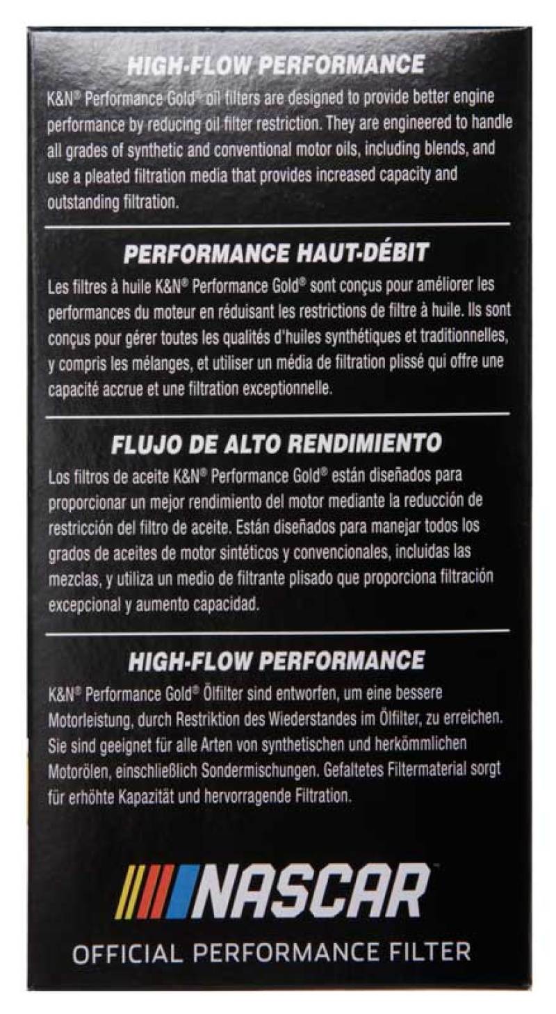 K&N Performance Oil Filter for 04-15 Mercedes Benz - HP-7033 for 2003-2017 Mercedes Benz S Class - alternate view